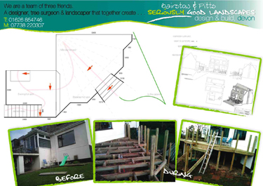 before decking design marldon, devon